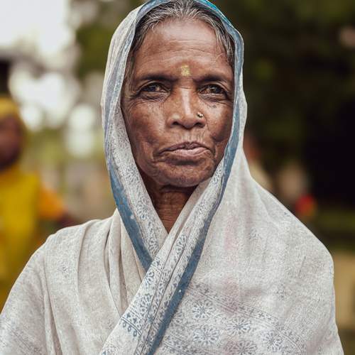 Every wrinkle tells a story, every gaze holds a lifetime.