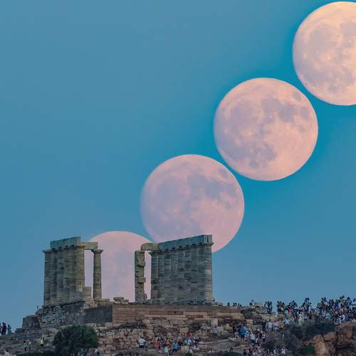 Moon in motion