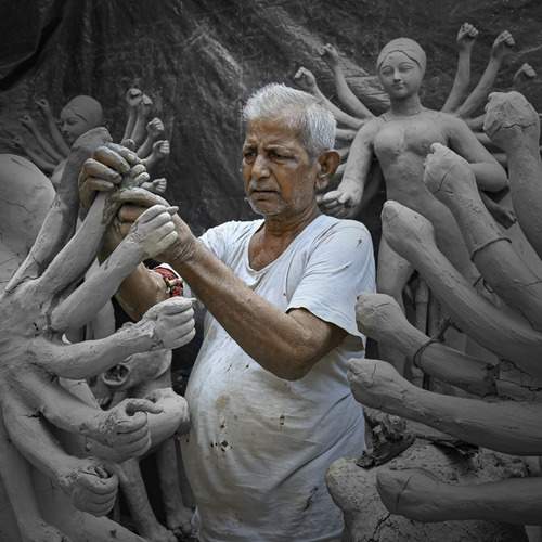 Hands that shape the devine