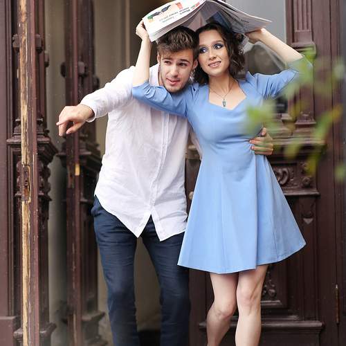 Двое под дождем