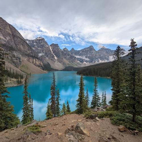 Magnificent Moraine Lake.