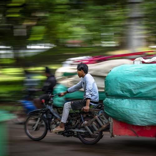 Transport of goods to the market