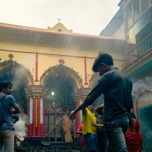 Laha bari Durga Puja