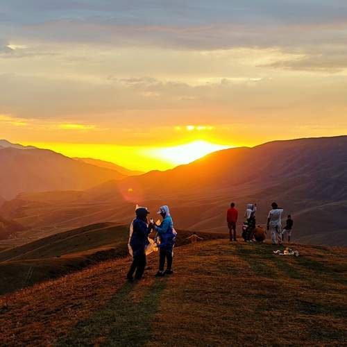 Закат на плато Ассы
