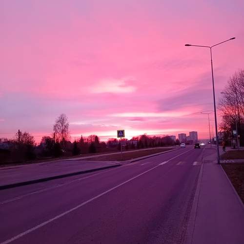 Закат без фильтров