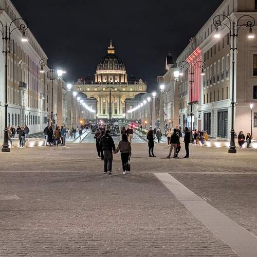 Road to Vatican .Rome 2025.
