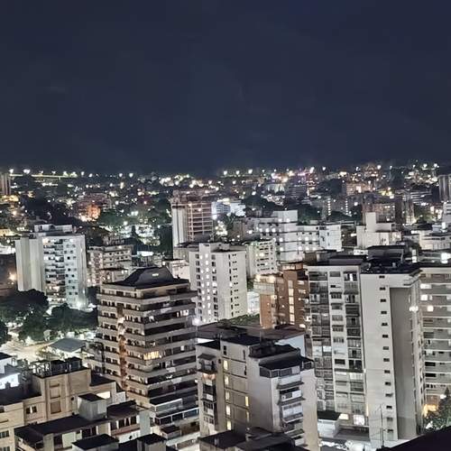 Vista desde las alturas de una hermosa cuidad