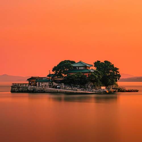 A beautiful little island