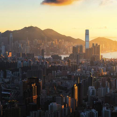 The Glory Hongkong Sunset