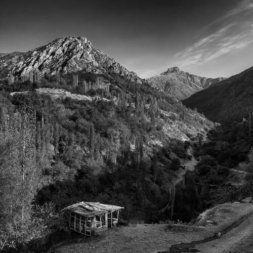 В горах Узбекистана.