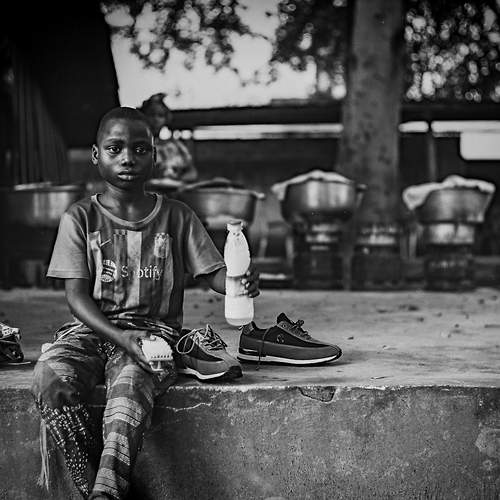 The shoeshiner