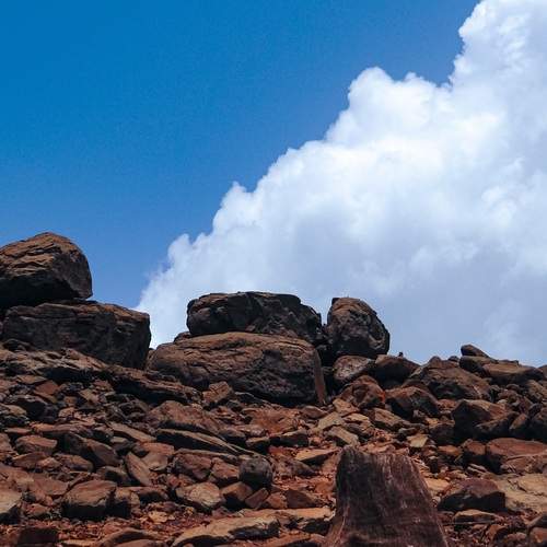 Clouds on a Rocky Mountain
