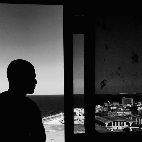 Retrato en la ventana