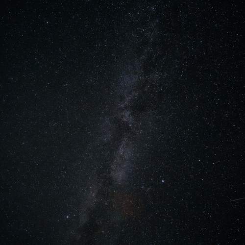 the milky way above my head.