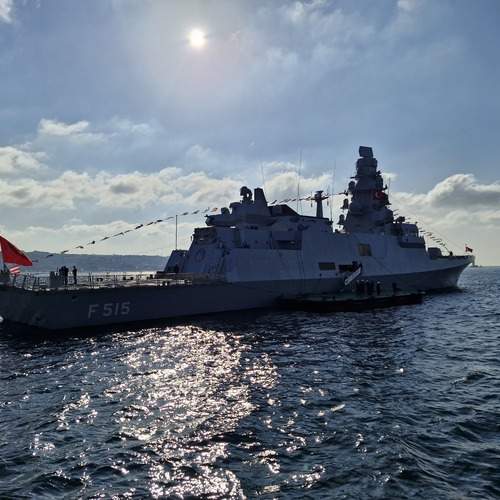 Turkish warship