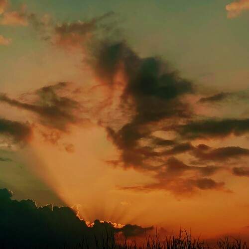 The last glow before the dark.