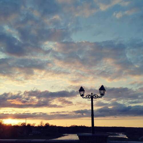 Sunset over Venta.