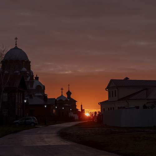 Ноябрьский закат в Свияжске