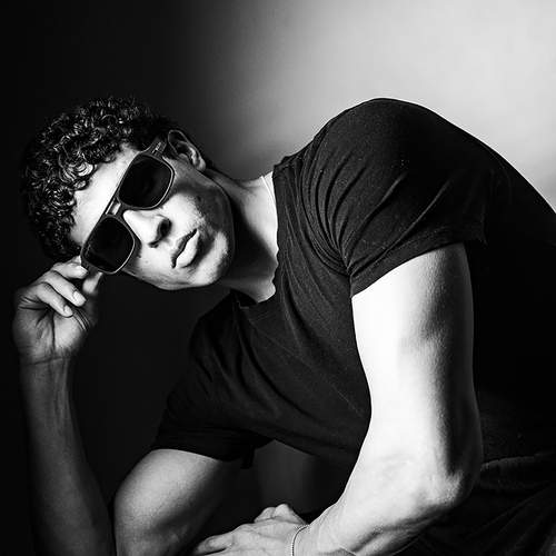 Moroccan male model studio portraits in Madrid Spain 1