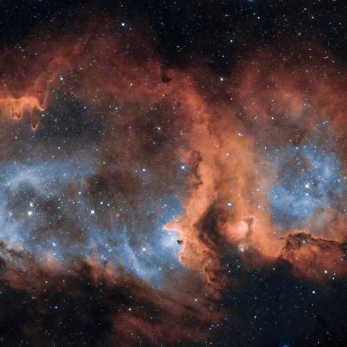 Туманность Душа (IC 1848)