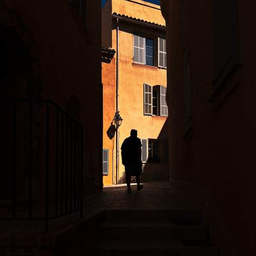 Man in Corridor