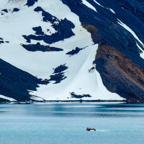 Blue and White Antarctica