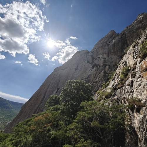 El horizonte de la peña.