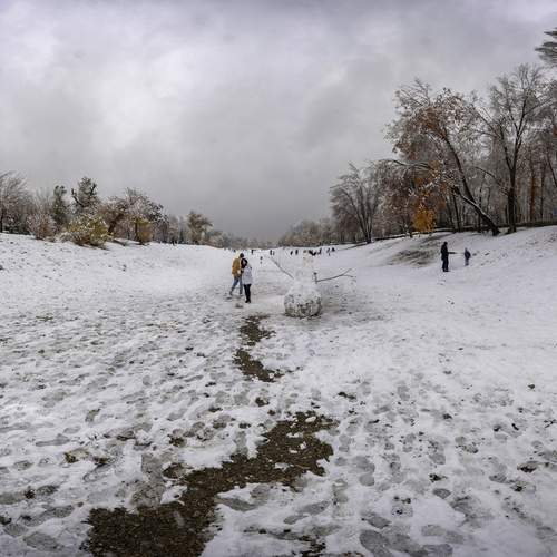 Snowman in najvan.