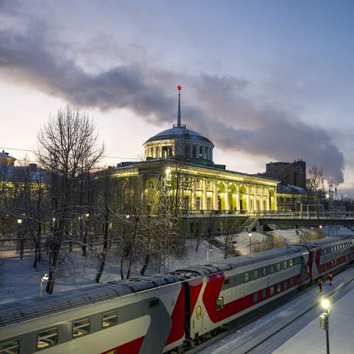 Железнодорожный рассвет