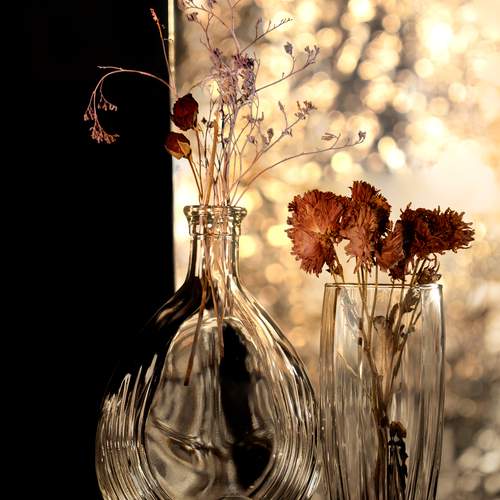 Вечерний натюрморт со стеклом