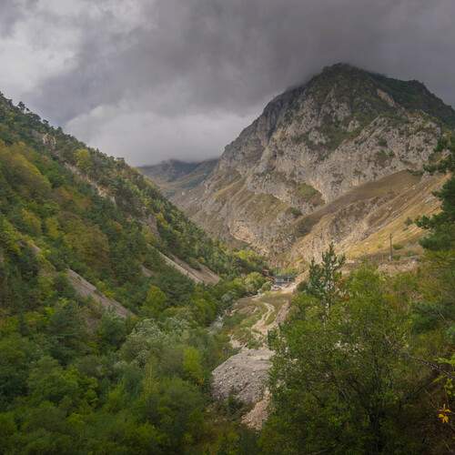 Северная Осетия осенью.