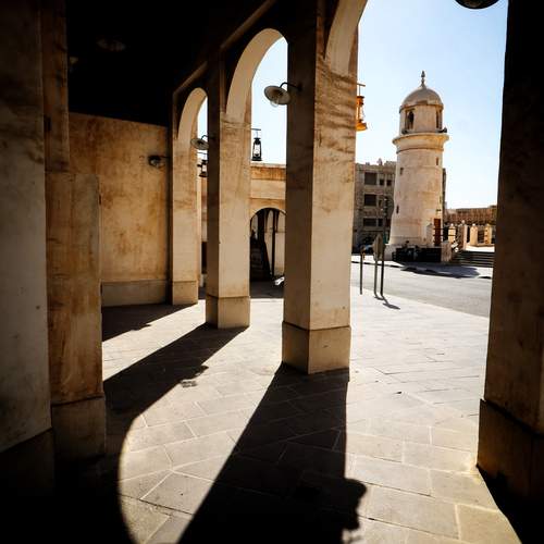 Soft shadow upon the old souq
