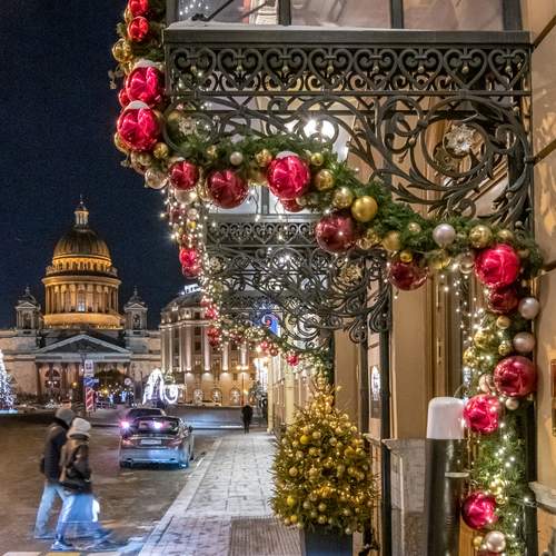 Праздничное убранство Санкт -Петербурга