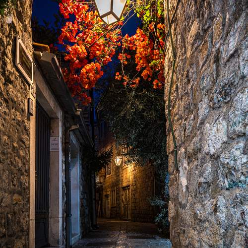 Night Budva, Montenegro