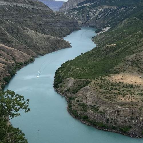 Река Сулак в Дагестане