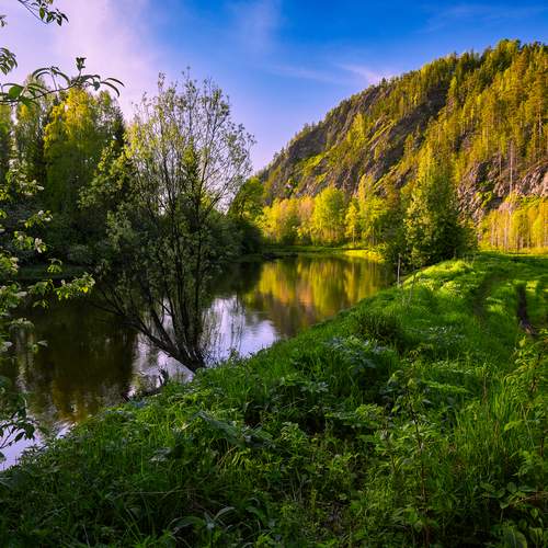 Черёмуховый вечер мая.