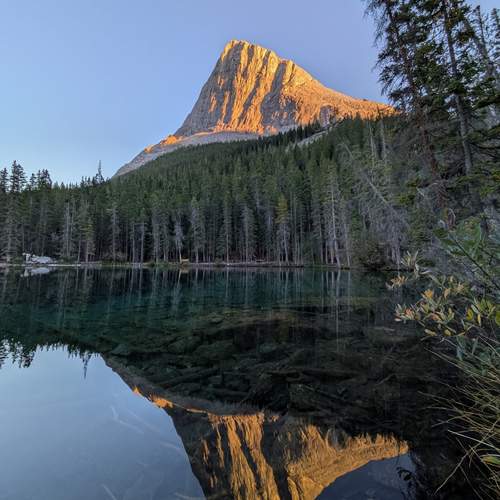 Golden Hour at Grassi Lakes.