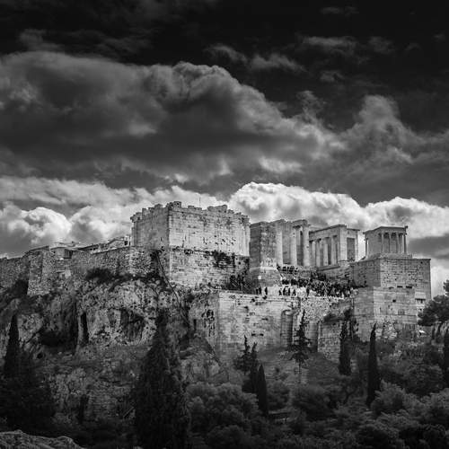 The Parthenon on the Acropolis