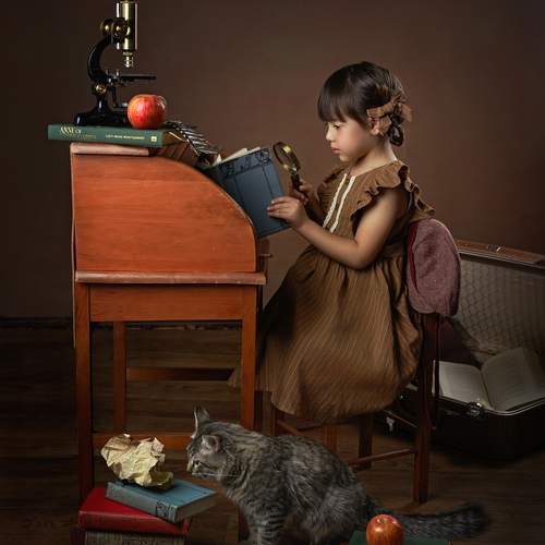 Back to school portrait