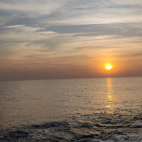 Sea sunset