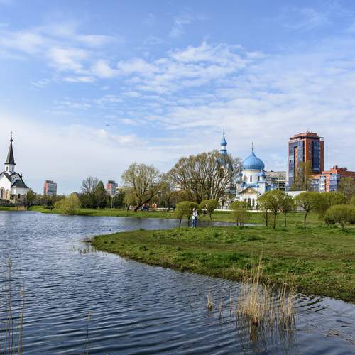 В Пулковском парке