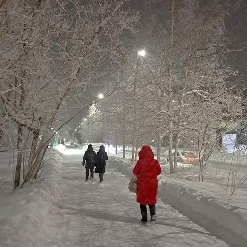 Приполярная зима