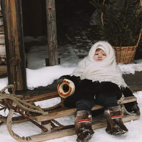 Зима в деревне