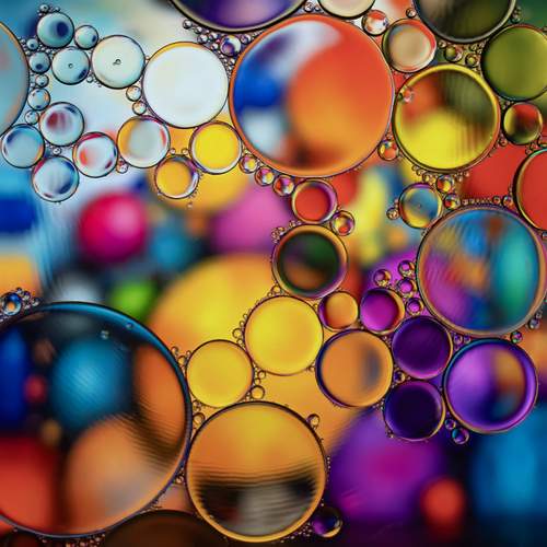 A collection of colorful lollipops