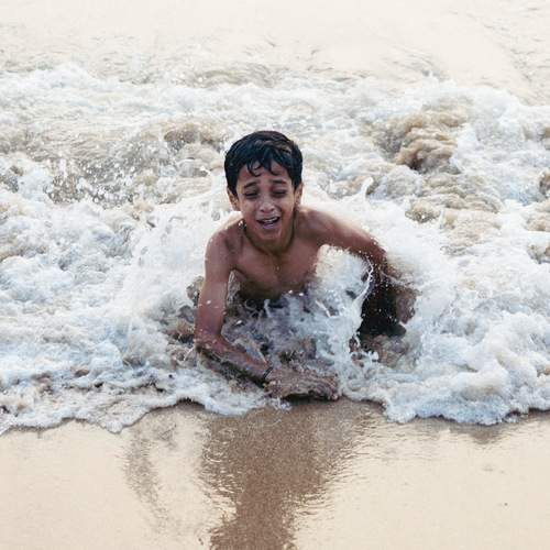 Boy vs Waves
