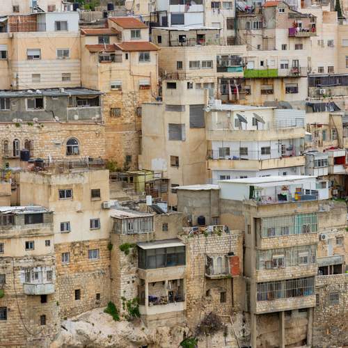Jerusalem. Residential areas