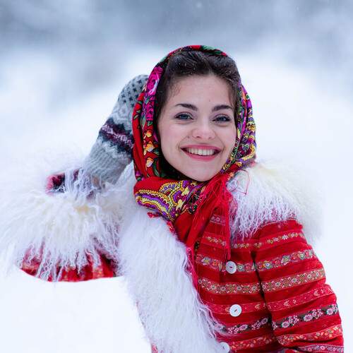 Зимняя улыбка