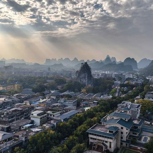 Гуйлинь с высоты.