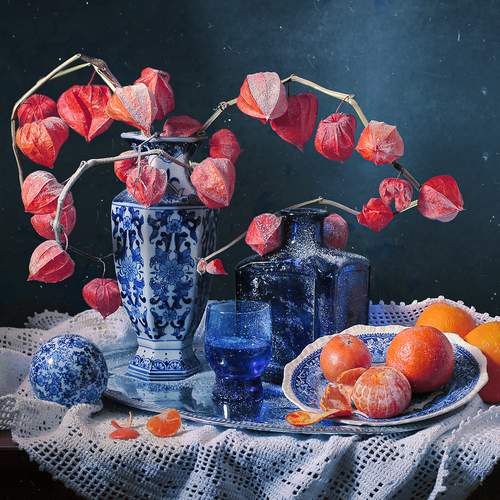 Мандарины с зимним флером