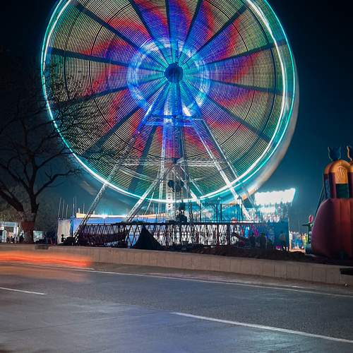 The colour full night.